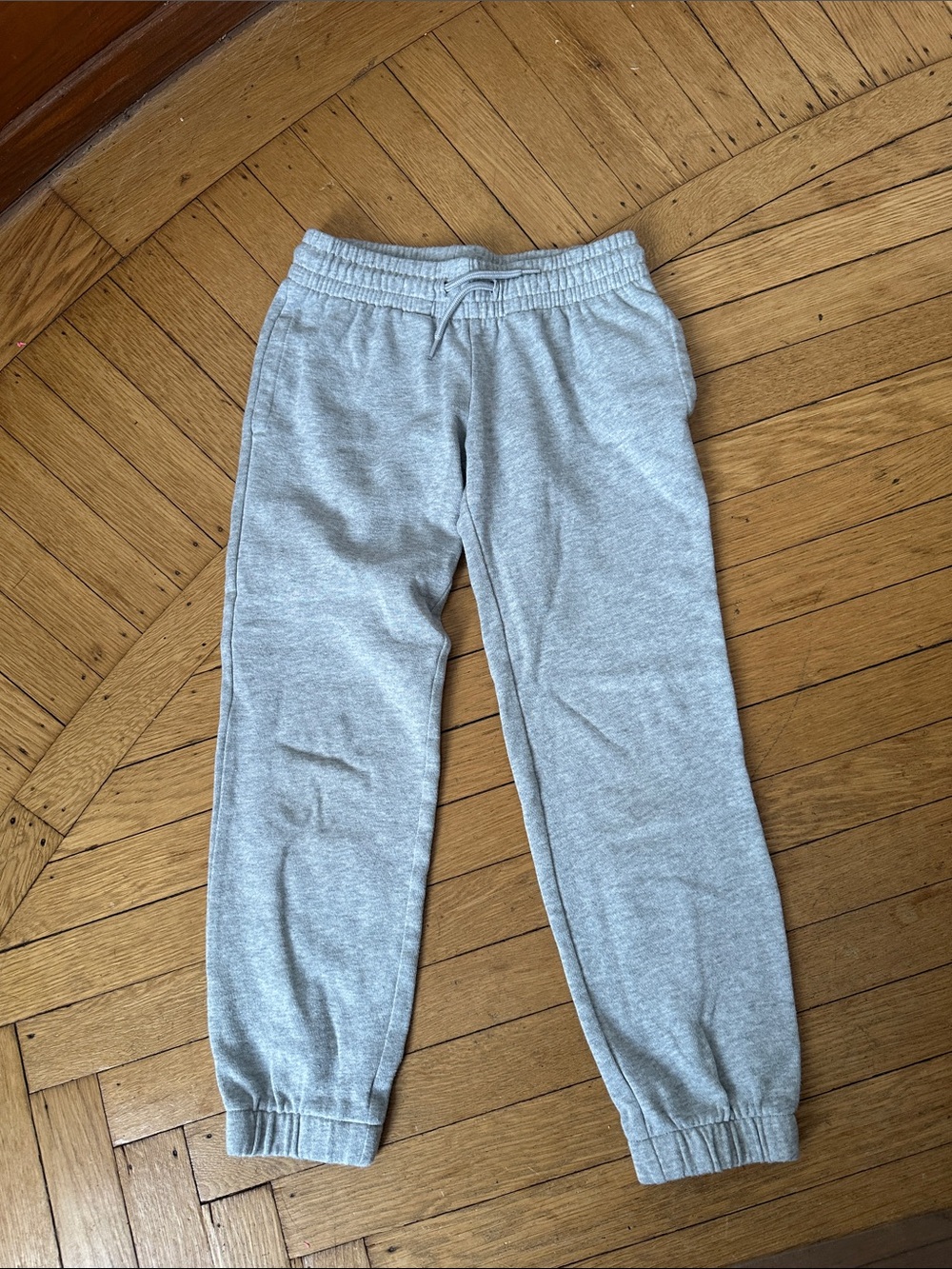 Athletic Works Light Gray Kids Sweatpants with Drawstring